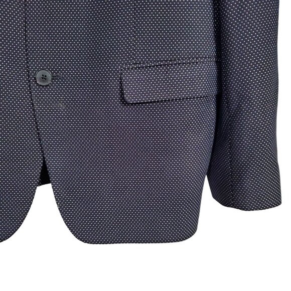 Lord & Taylor Laboratory Men's Size 44R Sportcoat Blazer Micro Polka Dot 2 Butto - Picture 9 of 14